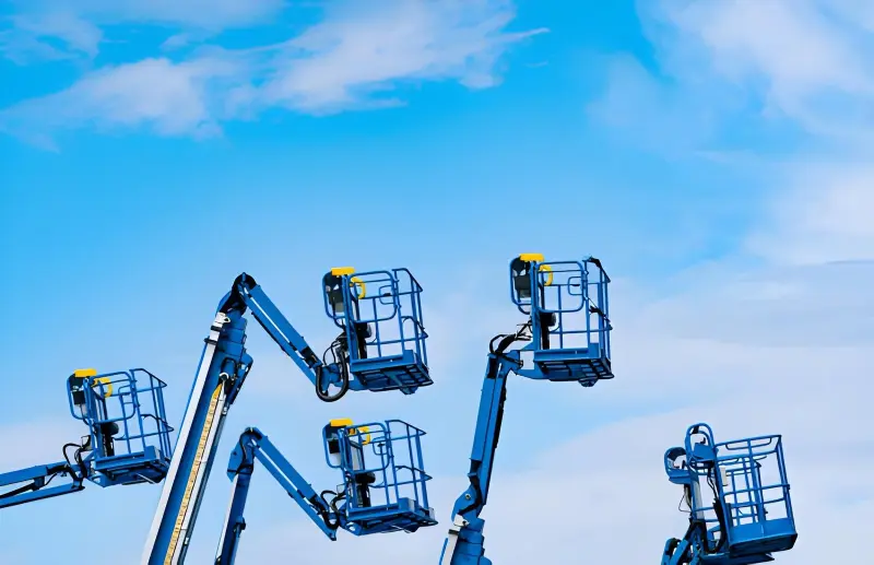 Boom lift for mep work in dubai