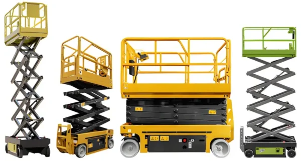 Electric scissor lift indoor work dubai marina