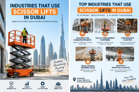 industries uses scissor lifts in Dubai